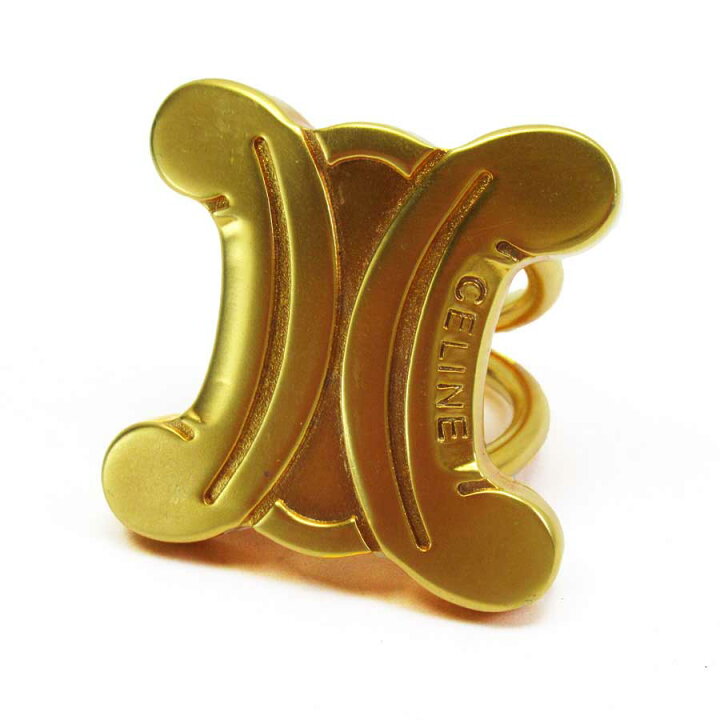 楽天市場】セリーヌ CELINE スカーフリング マカダム ゴールド 金属  