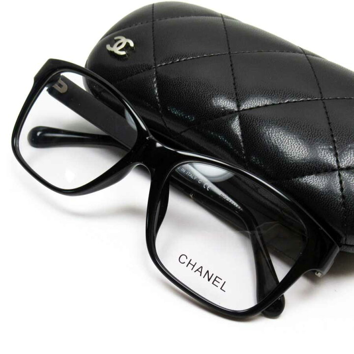 楽天市場】シャネル CHANEL メガネ（度なし） ココマーク ブラック 