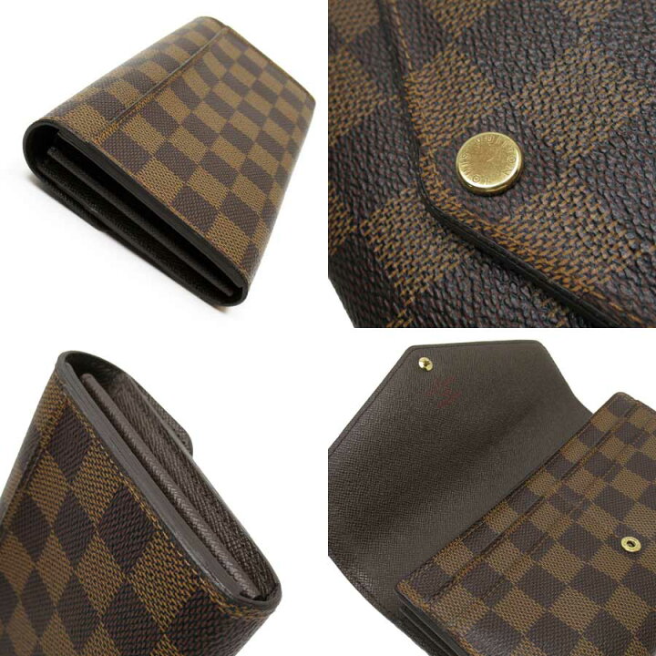 楽天市場】ルイヴィトン Louis Vuitton 長財布 ダミエ ポルトフォイユ 