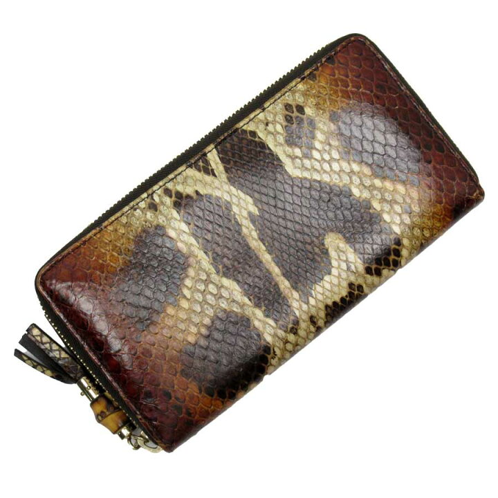 楽天市場】グッチ GUCCI ラウンドファスナー長財布 ブラウンx 