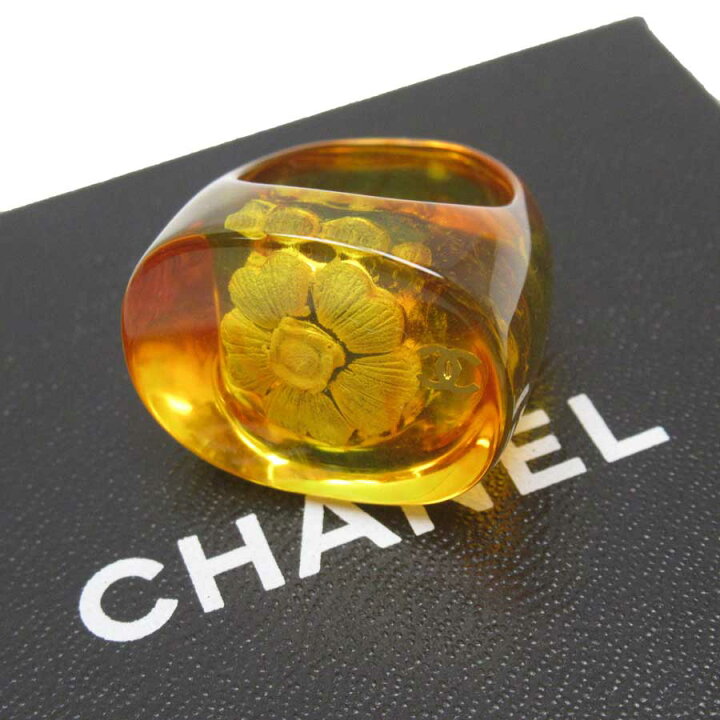 楽天市場】シャネル CHANEL 指輪 リング カメリア ココマーク クリア 