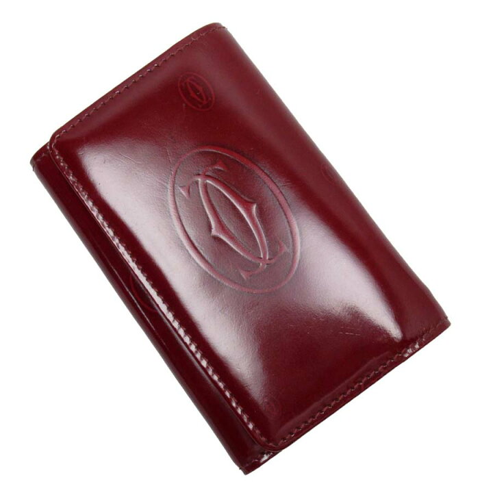 Cartier 赤 レザー キーケース（楽天市場】カルティエ Cartier 6連キー 