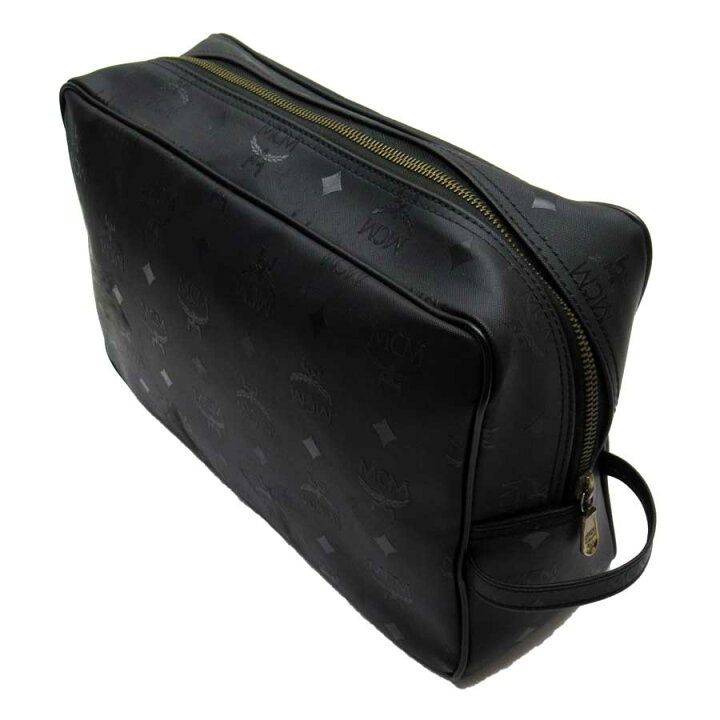 楽天市場】エムシーエム MCM クラッチバッグ セカンドバッグ ブラックx 