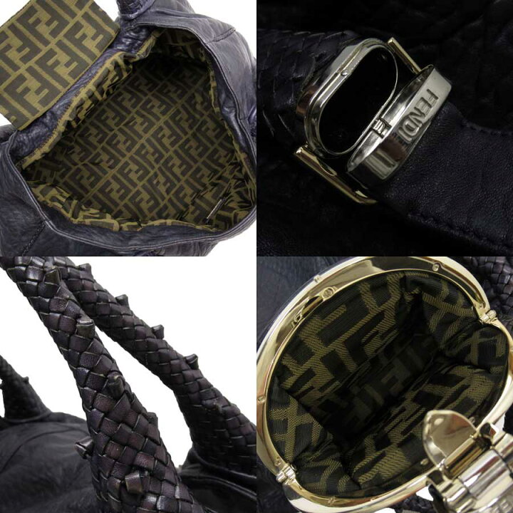楽天市場】フェンディ FENDI ショルダーバッグ スパイバッグ ネイビー 
