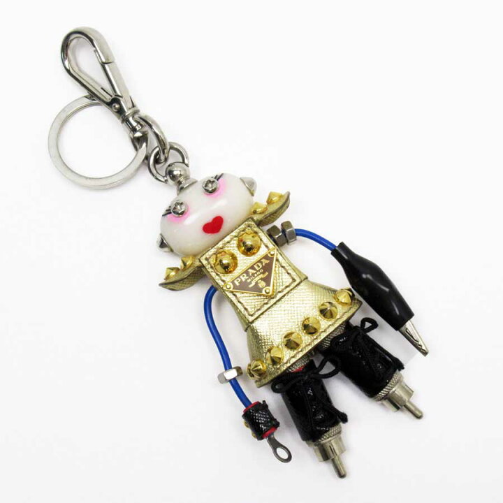 楽天市場】プラダ PRADA キーホルダー チャーム ナンシー ロボット 
