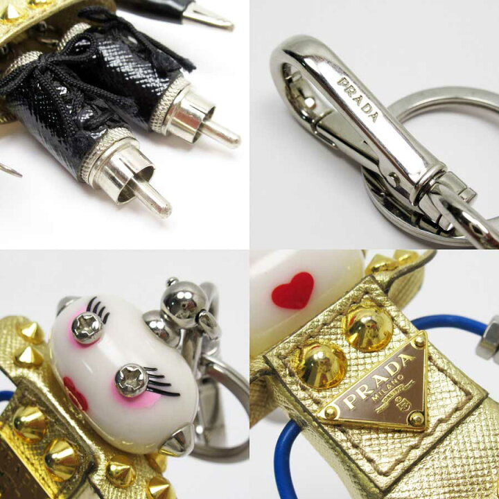 楽天市場】プラダ PRADA キーホルダー チャーム ナンシー ロボット 