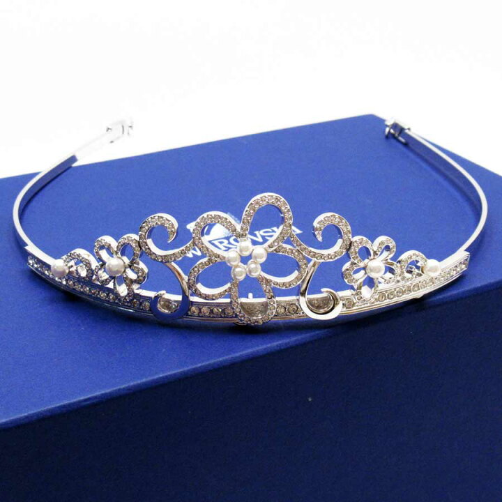 楽天市場】【美品】スワロフスキー Swarovski ティアラ ヘッド 