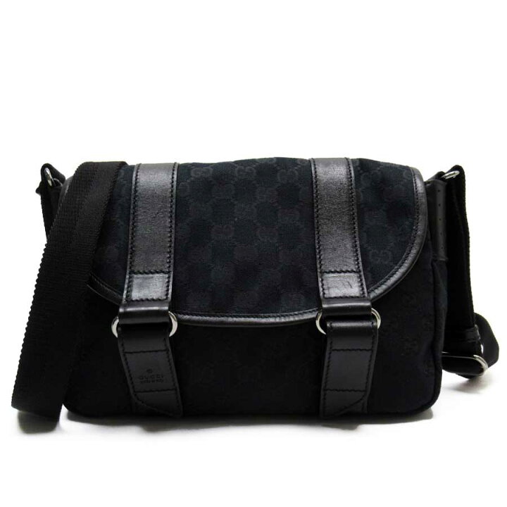 楽天市場】グッチ GUCCI 斜め掛けショルダーバッグ GG ブラック 