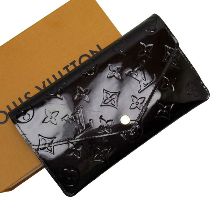 楽天市場】ルイヴィトン Louis Vuitton 長財布 モノグラム・ヴェルニ  