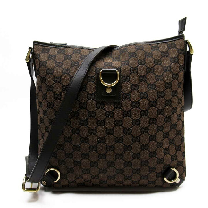 楽天市場】グッチ GUCCI 斜め掛けショルダーバッグ GG ダークブラウン 