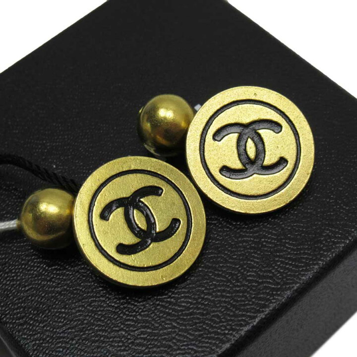 楽天市場】シャネル CHANEL カフスボタン ゴールド 金属素材 値下げ  