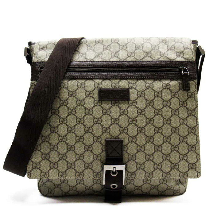 楽天市場】グッチ GUCCI 斜め掛けショルダーバッグ GG ブラウン系 PVCx 