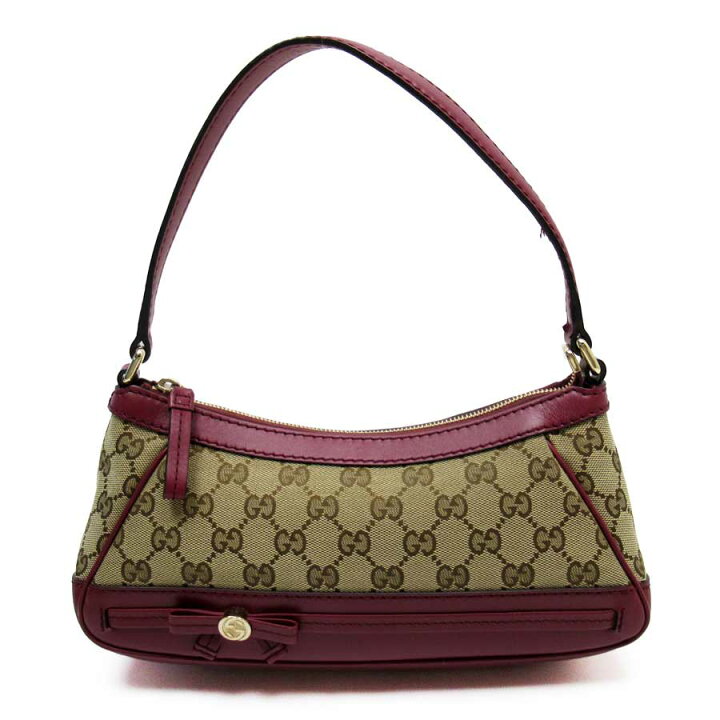 楽天市場】グッチ GUCCI ショルダーバッグ GG ベージュ系xパープル系  