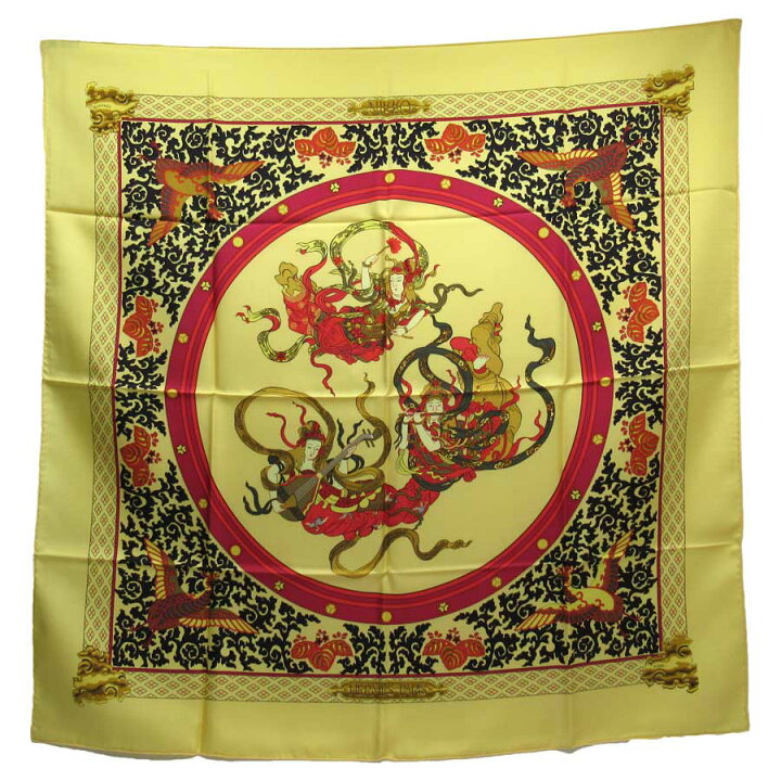 楽天市場】【美品】エルメス HERMES スカーフ カレ90 NIKKO 日光東照宮 