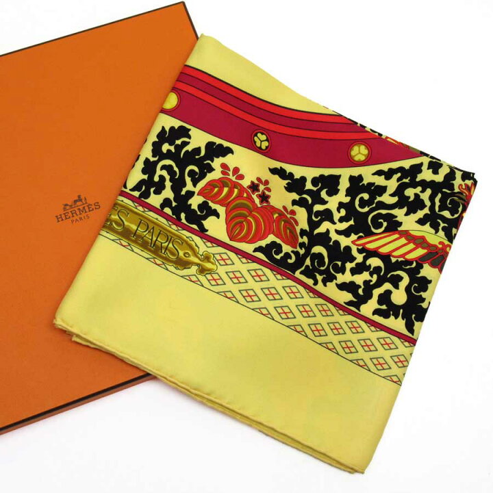 楽天市場】【美品】エルメス HERMES スカーフ カレ90 NIKKO 日光東照宮 