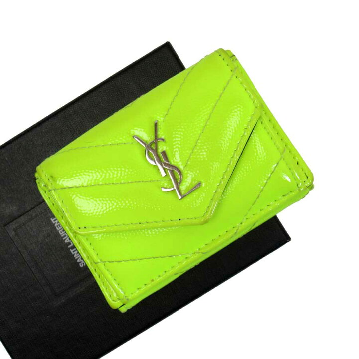 楽天市場】サンローラン SAINT LAURENT 三つ折り財布 モノグラム・サン 