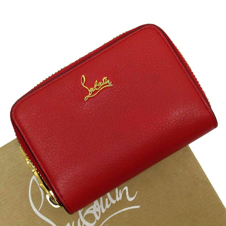 Christian Louboutin】クリスチャンルブタン ラウンドファスナーコイン  