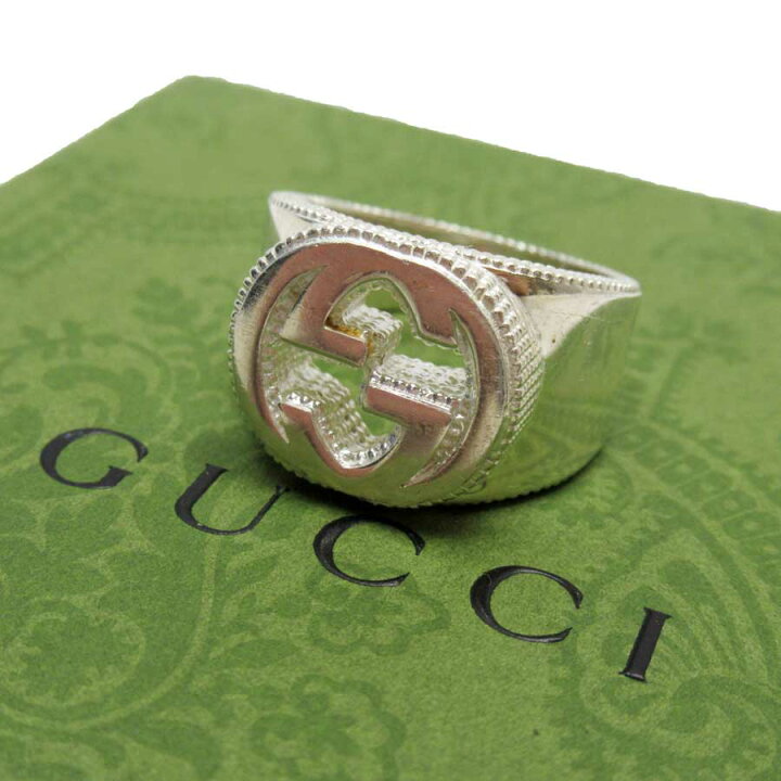 楽天市場】グッチ GUCCI 指輪 リング (17号) インターロッキングG  