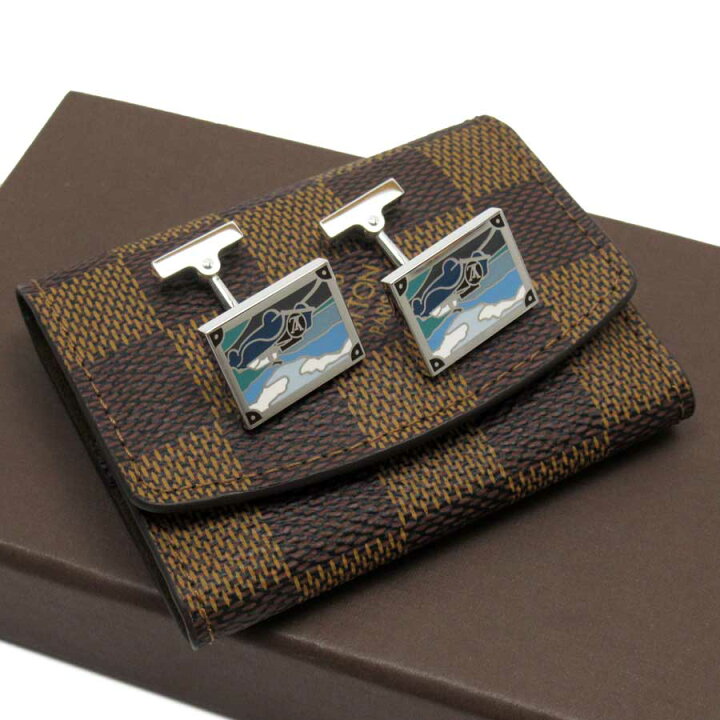 楽天市場】ルイヴィトン Louis Vuitton カフスボタン ケース付き 