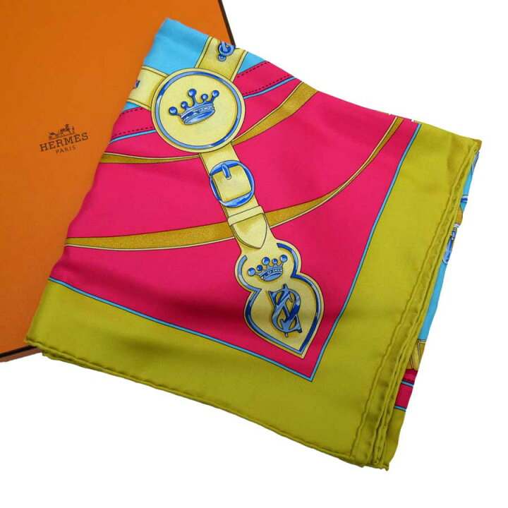 楽天市場】【美品】エルメス HERMES スカーフ カレ90 LA PROMENADE DU 