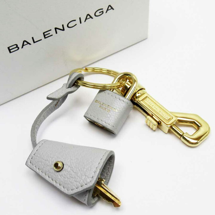楽天市場】バレンシアガ BALENCIAGA チャーム カデナ キー グレー系x 