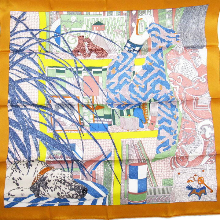 楽天市場】【美品】エルメス HERMES スカーフ カレ70 Rendez-Vous Chez  