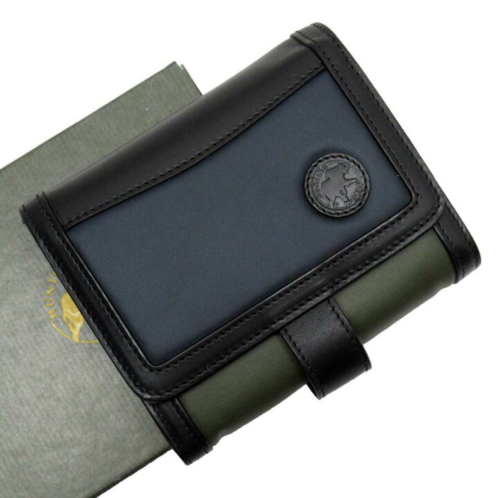 楽天市場】ハンティングワールド HUNTING WORLD 二つ折り財布 カーキx  
