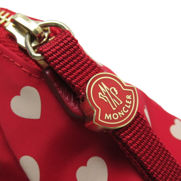 楽天市場】モンクレール MONCLER ポーチ マルチケース ハート レッドx 