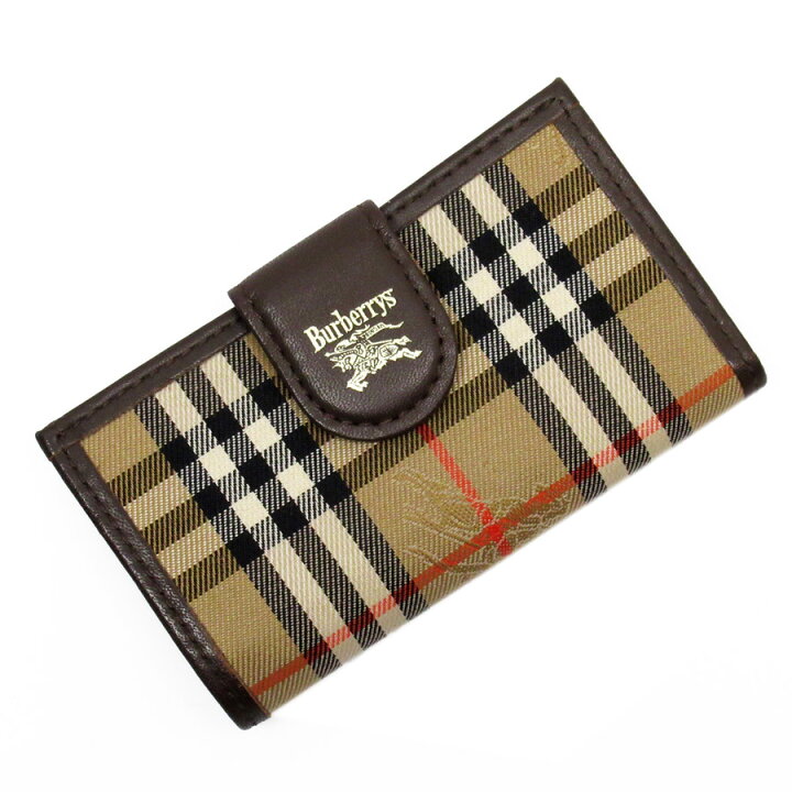 楽天市場】バーバリー BURBERRY 4連キーケース ノバチェック ベージュ  