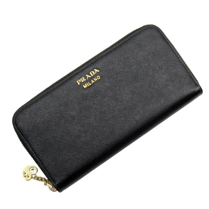 楽天市場】プラダ PRADA ラウンドファスナー長財布 ノアール(ブラック 