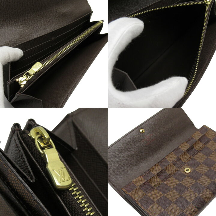 楽天市場】ルイヴィトン Louis Vuitton 長財布 ダミエ ポルトフォイユ 