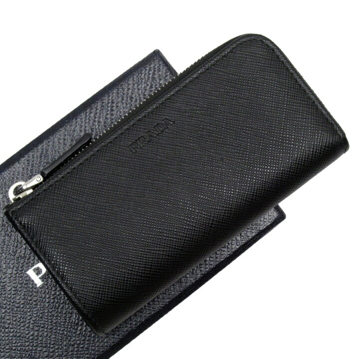 楽天市場】プラダ PRADA コインケース（キーリング付き） NERO 
