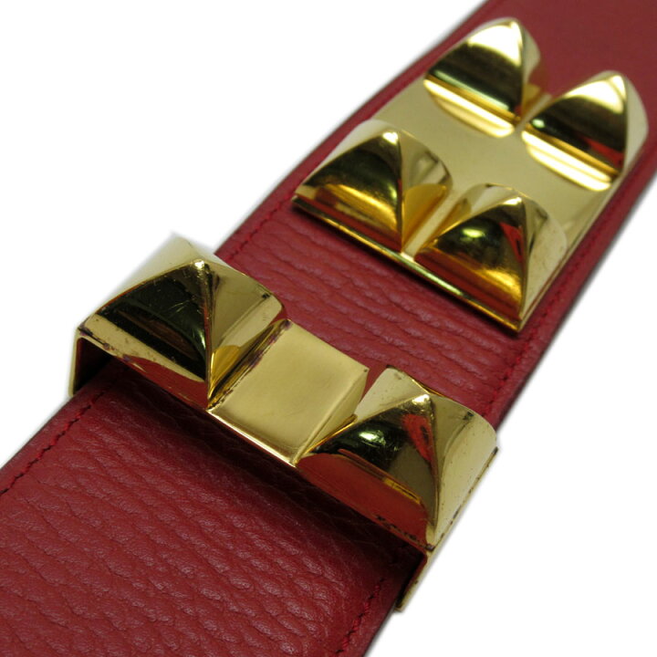 楽天市場】エルメス HERMES ベルト（70） コリエドシアン レッドx 