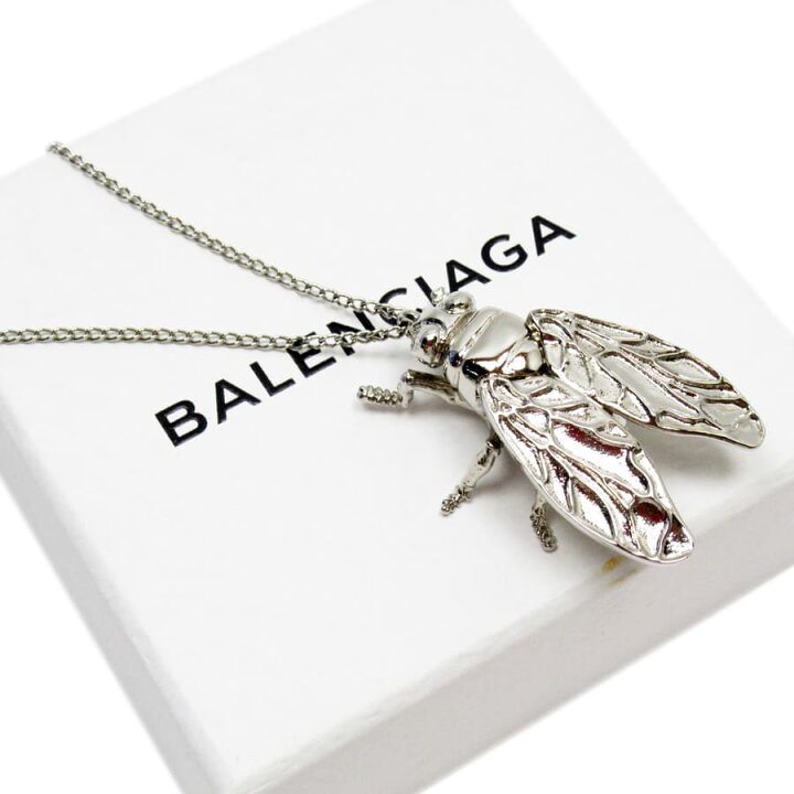 楽天市場】バレンシアガ BALENCIAGA ネックレス ハチモチーフ シルバー 