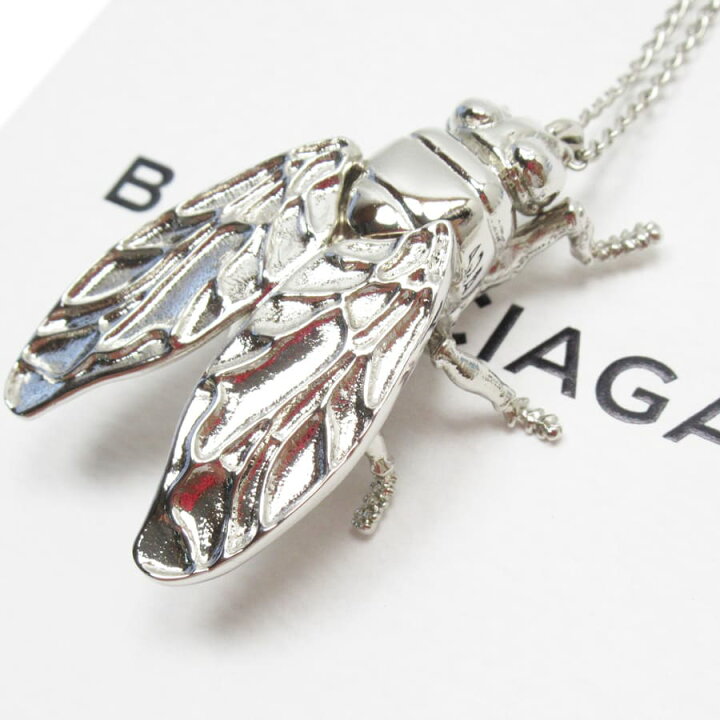 楽天市場】バレンシアガ BALENCIAGA ネックレス ハチモチーフ シルバー  