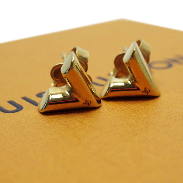 楽天市場】ルイヴィトン Louis Vuitton ピアス エセンシャルV スタッズ  
