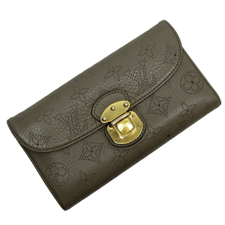 楽天市場】ルイヴィトン Louis Vuitton 長財布 マヒナ ポルトフォイユ  