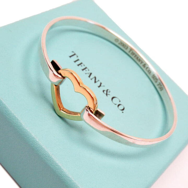 楽天市場】ティファニー Tiffany&Co. ブレスレット バングル ハート 