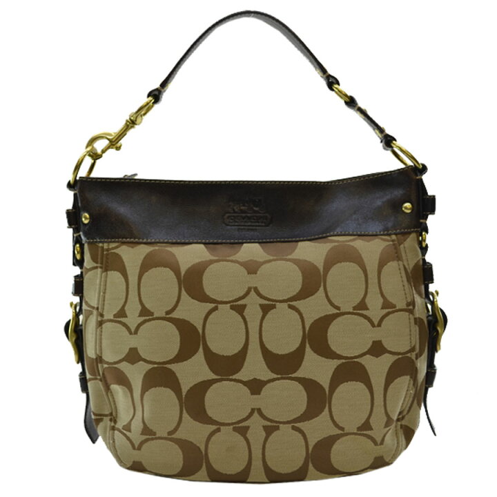 楽天市場】コーチ COACH ショルダーバッグ シグネチャー ベージュx 