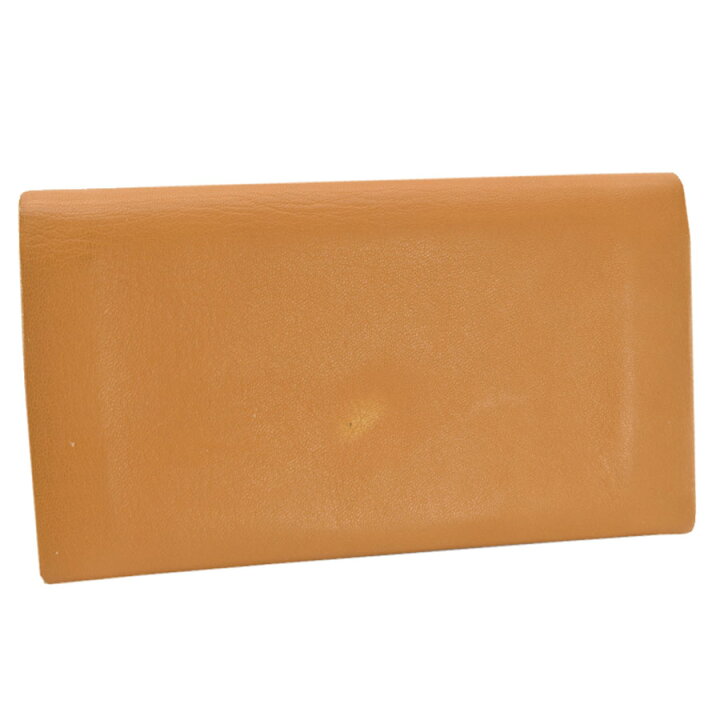 楽天市場】クロエ Chloe 長財布 オレンジxゴールド レザーx金属素材  