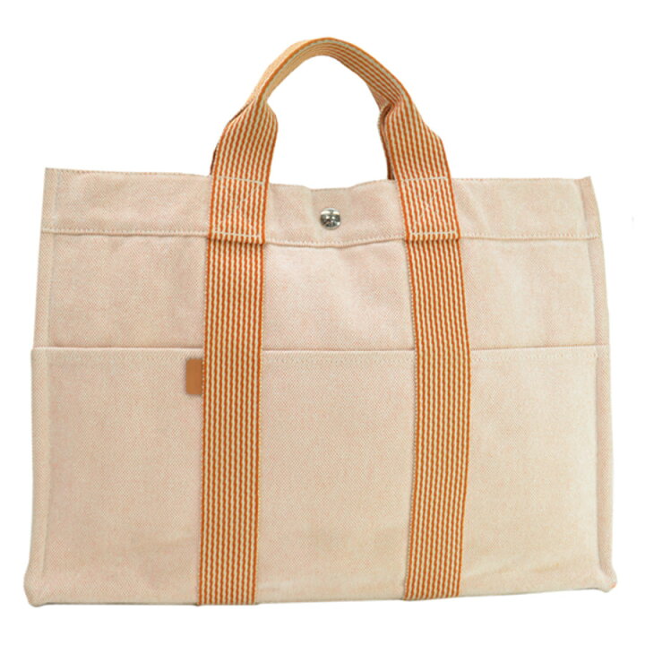 楽天市場】エルメス HERMES バッグ エールラインMM オレンジ系ブラウン 