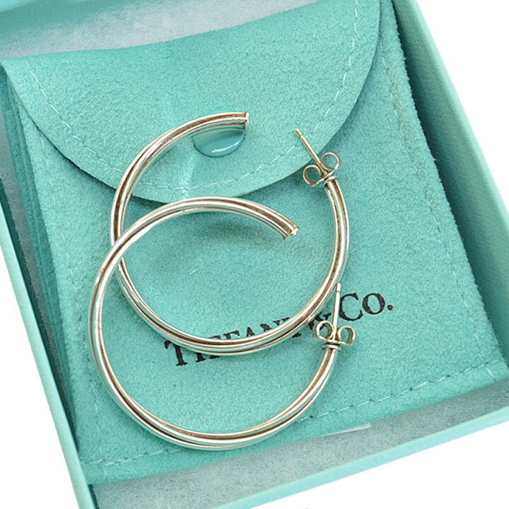 Tiffany & Co. シルバーフープピアス パロマメロディ Tiffany & Co  