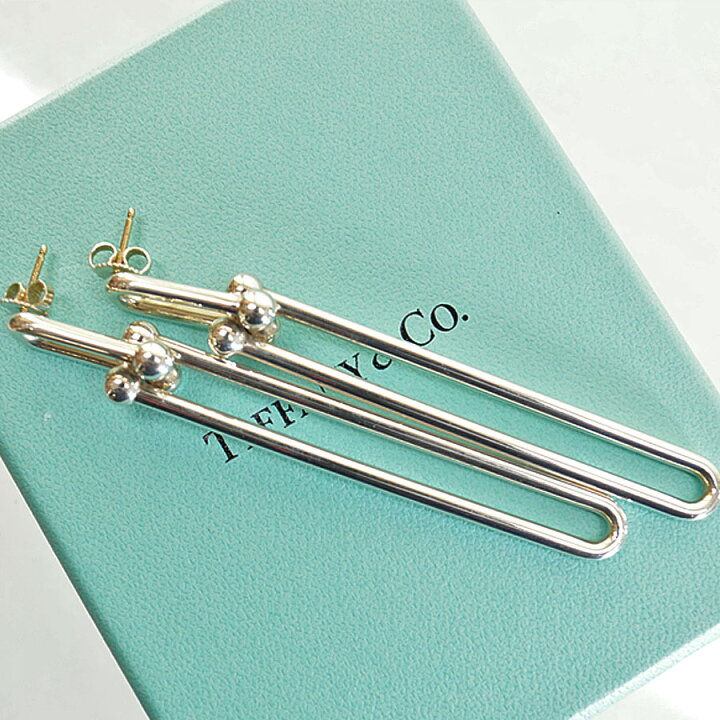 楽天市場】ティファニー Tiffany&Co. ピアス ハードウェア ダブル 