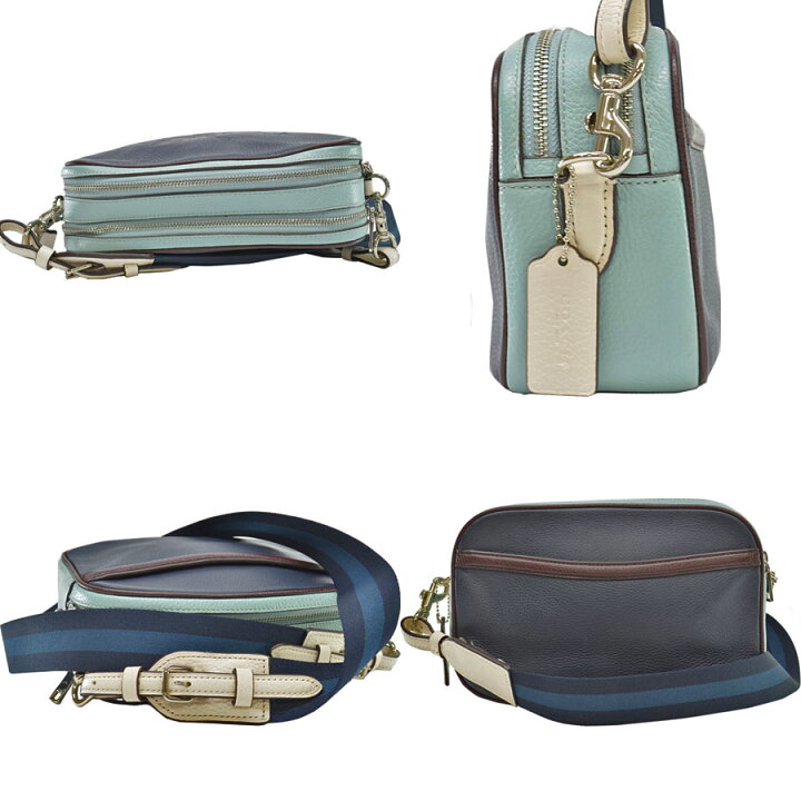 楽天市場】コーチ COACH バッグ ネイビーxブルーxブラウンxホワイト 