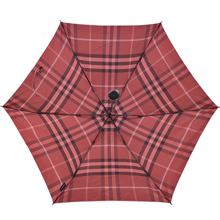 楽天市場】バーバリー BURBERRY 折り畳み傘 ノバチェック レッドx  