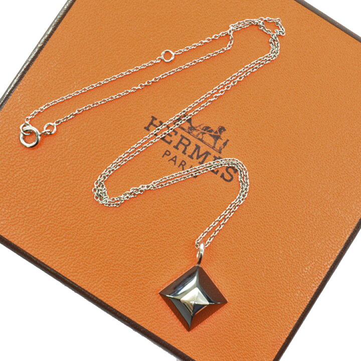 楽天市場】エルメス HERMES ネックレス メドール キュピドン シルバー  
