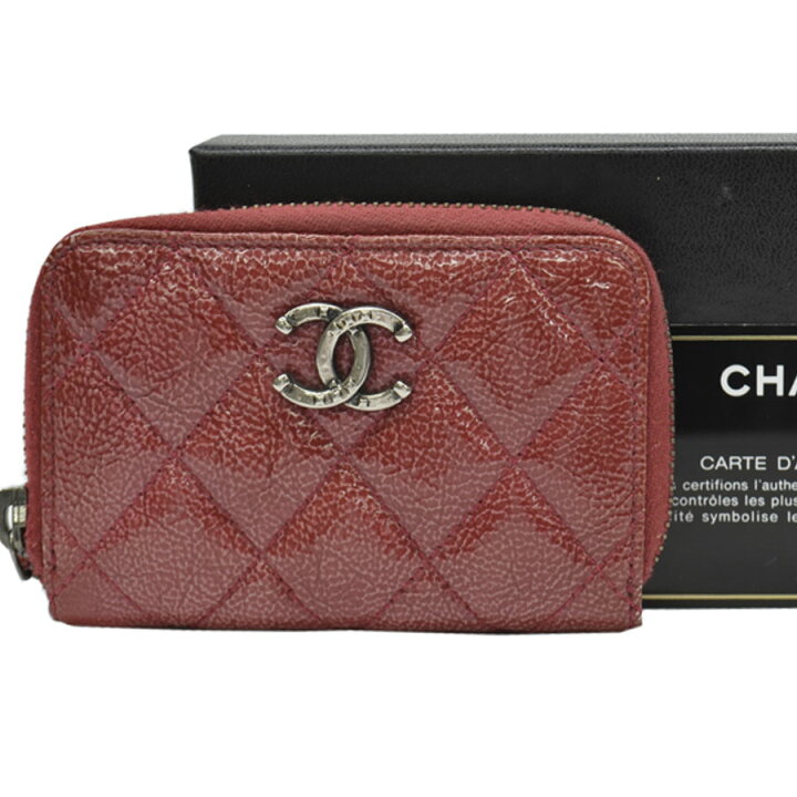 楽天市場】シャネル CHANEL コインケース ココマーク レッドx  