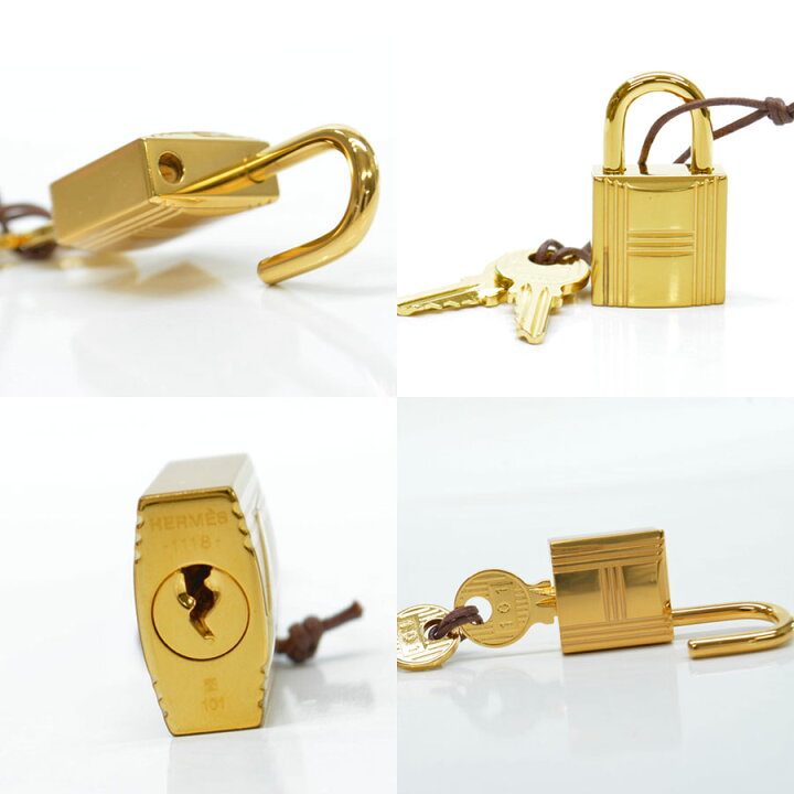 楽天市場】【美品】エルメス HERMES カデナ キー ゴールド 金属素材  