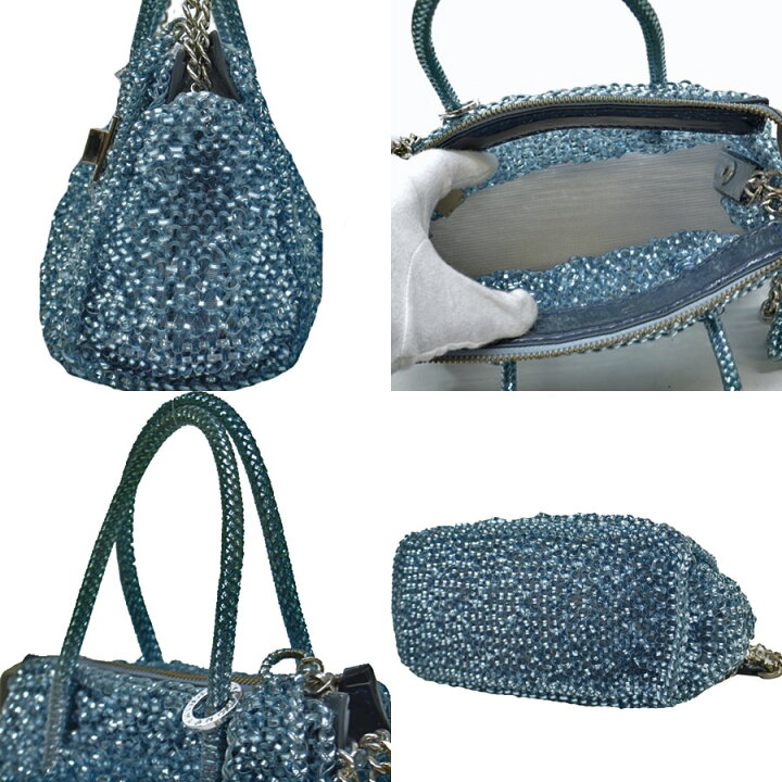 楽天市場】アンテプリマ ANTEPRIMA バッグ ブルーxネイビーxシルバー  