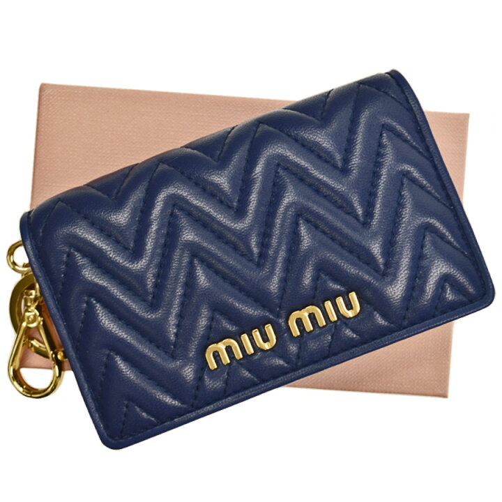 楽天市場】【未使用】【新品】ミュウミュウ MIU MIU カードケース 